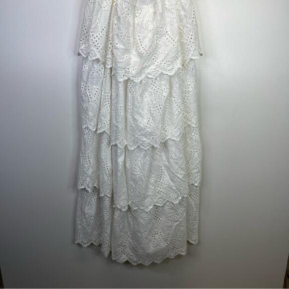 ASTR the Label Faeryn eyelet Maxi dress white - XS - Picture 9 of 12